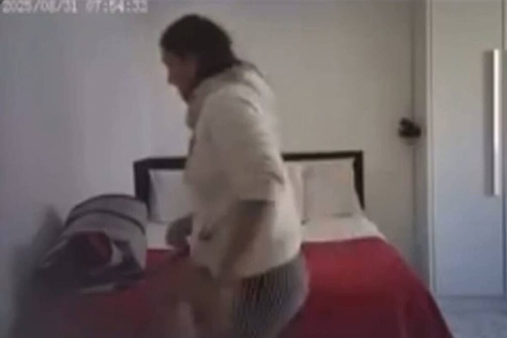 Vídeo: pai instala câmera e flagra mulher asfixiando e chutando filha