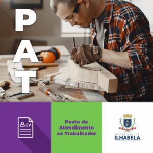 PAT de Ilhabela tem 107 vagas disponíveis