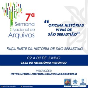 São Sebastião participa da 7ª Semana Nacional de Arquivos