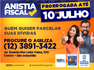 Campanha de Anistia Fiscal ultrapassa 2 mil acordos e segue até dia 10 de julho em São Sebastião