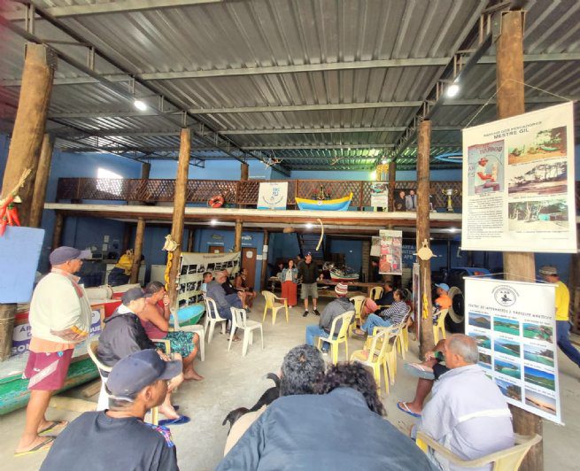 Reunião em Boiçucanga fortalece parceria entre a Prefeitura e pescadores artesanais