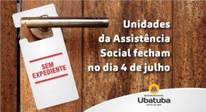 Unidades da Assistência Social ficarão fechadas nesta terça-feira