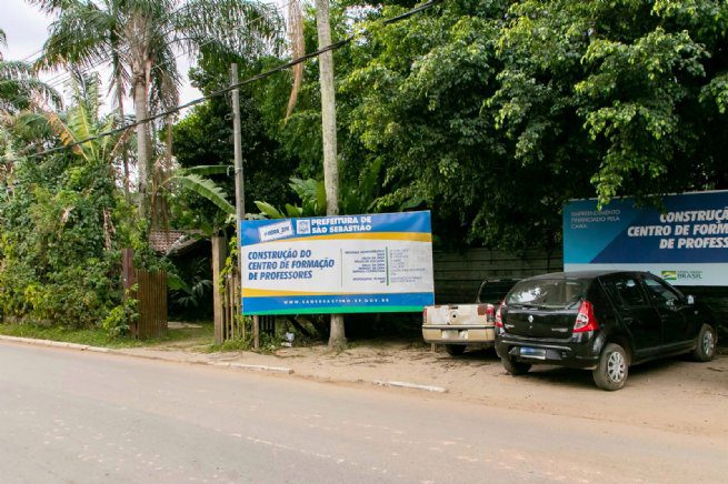 Prefeitura de São Sebastião inicia construção do Centro de Formação de Professores em Boiçucanga