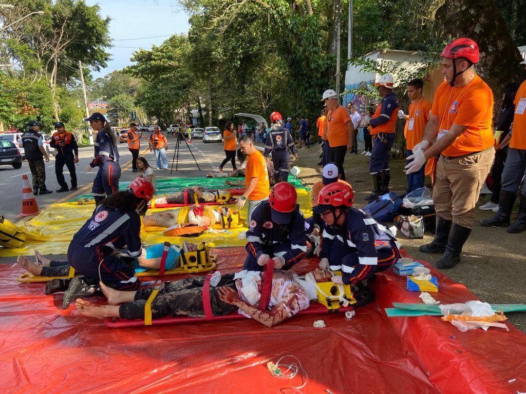 Mais de 400 pessoas participam da realização do Simulado de Evacuação de Áreas de Risco em Toque-Toque Pequeno