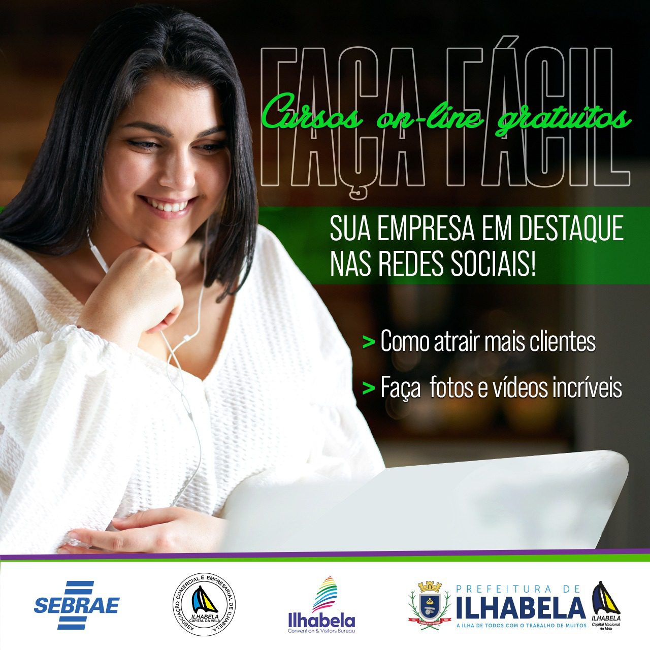 Prefeitura de Ilhabela e Sebrae unem forças para capacitar empreendedores locais com cursos Faça Fácil