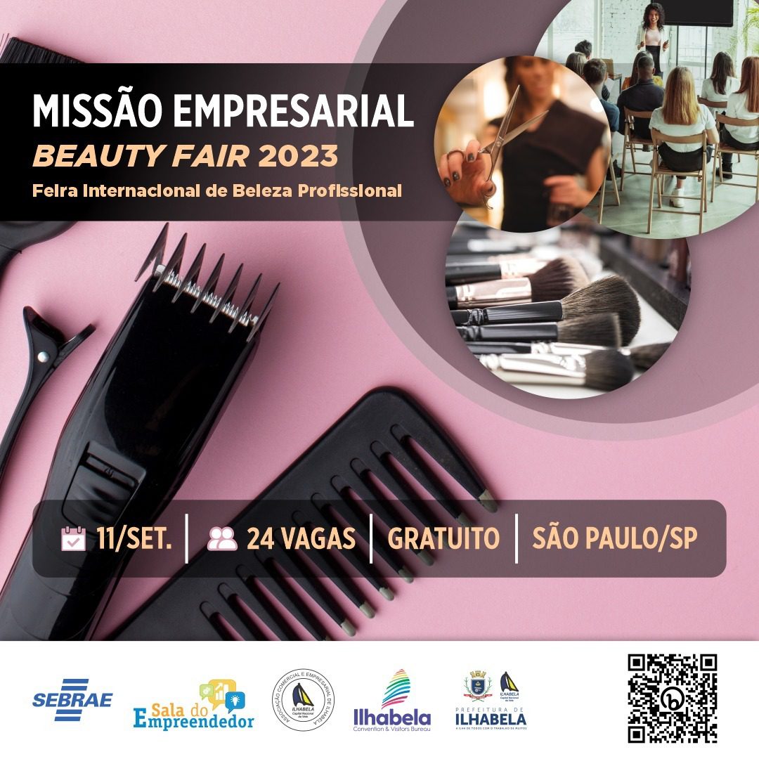 Prefeitura de Ilhabela e Sebrae promovem Missão Empresarial para a Beauty Fair 2023