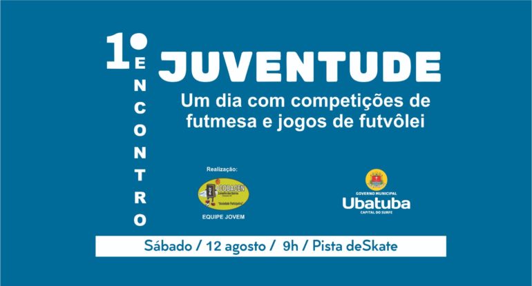 1º Encontro da Juventude acontece na pista de skate no sábado