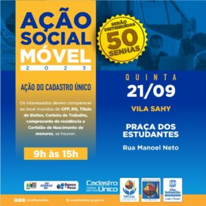 Prefeitura leva nova Ação Social Móvel para moradores da Vila Sahy
