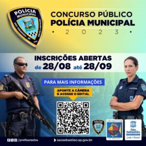 Concurso público da Polícia Municipal de São Sebastião já registra mais de 2 mil inscritos