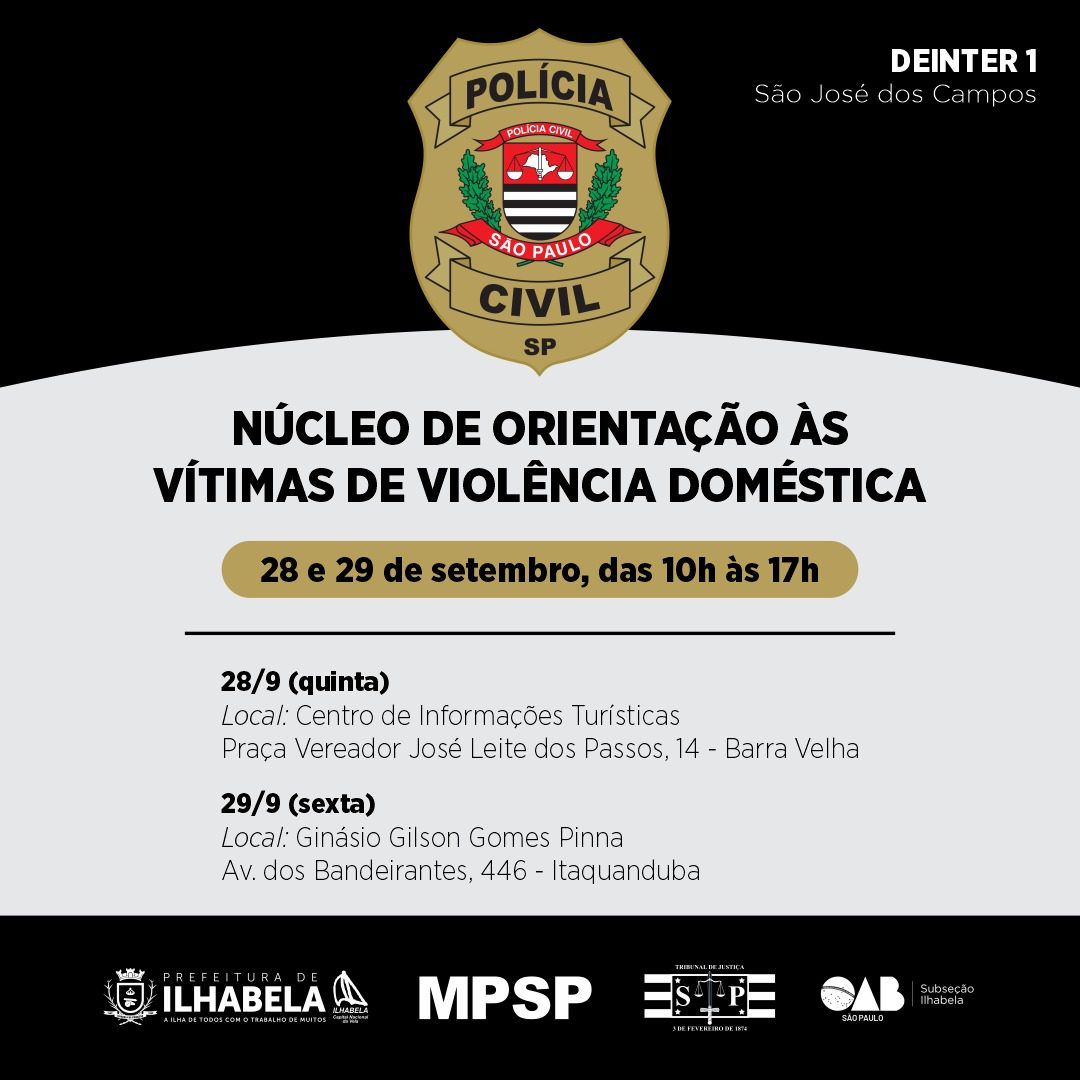 Ilhabela Recebe Núcleo de Orientação às Vítimas de Violência Doméstica: Um Passo Importante na Luta Contra a Violência