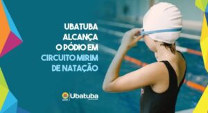 Ubatuba é pódio em Circuito mirim de natação em Taubaté