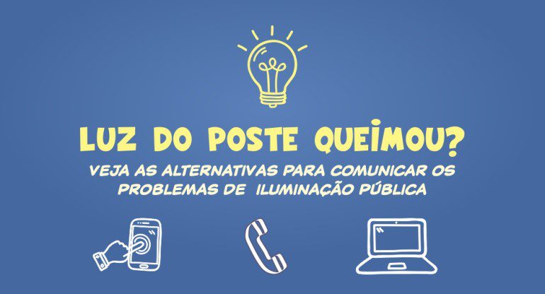 Ubatuba divulga canais para solicitar manutenção de iluminação pública