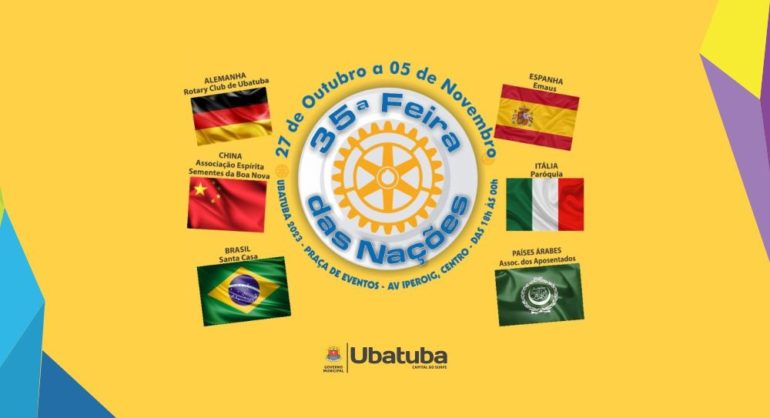 Feira das Nações será realizada de 27 de outubro ao dia 5 de novembro na Praça de Eventos da Avenida Iperoig. Além de opções gastronômicas de diferentes países, a programação da feira contará ainda com apresentações culturais e de música.