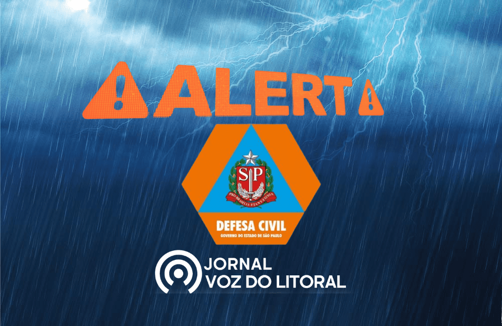Defesa Civil alerta para tempestades e rajadas de vento que atingirão o Estado