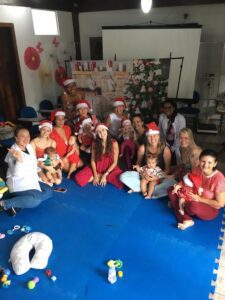 Centro de Aleitamento Materno de Ilhabela promove Confraternização de Natal para atendidos