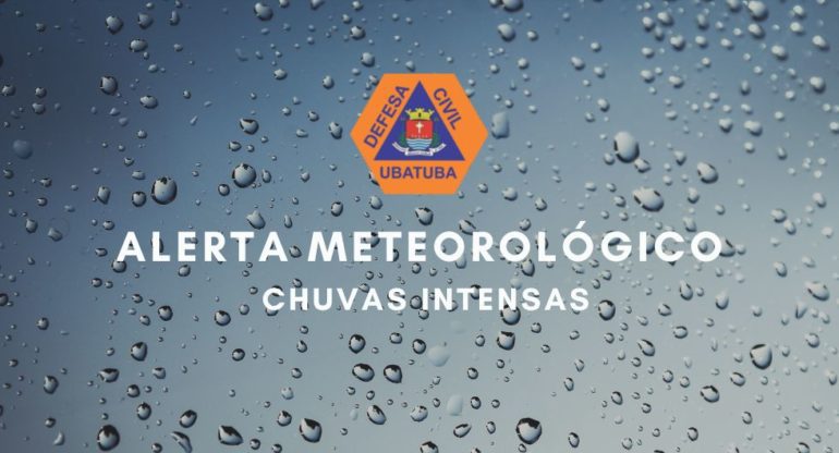 Defesa Civil do Estado emitiu um alerta de possibilidade de pancadas de chuva forte no Litoral Norte entre quinta-feira, 23, e sábado, 25, devido à passagem de uma frente fria que, mesmo que afastada do continente.