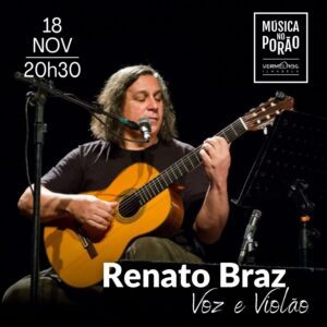 Teatro Vermelhos Apresenta: Renato Braz em show solo, quer ganhar um par de ingressos?