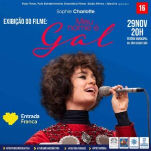 Longa-metragem gravado em São Sebastião sobre a cantora Gal Costa é exibido no Teatro Municipal