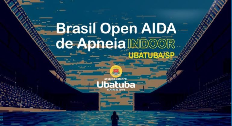 Seguem abertas até o dia 22 de novembro, por meio do whatsapp por meio do WhatsApp 12 99625-3624, as inscrições para o Brasil Open Aida De Apneia Indoor Ubatuba, que acontecerá nos dias 1º e 2 de dezembro na Piscina Municipal, localizada na rua Conceição, 811, Centro.