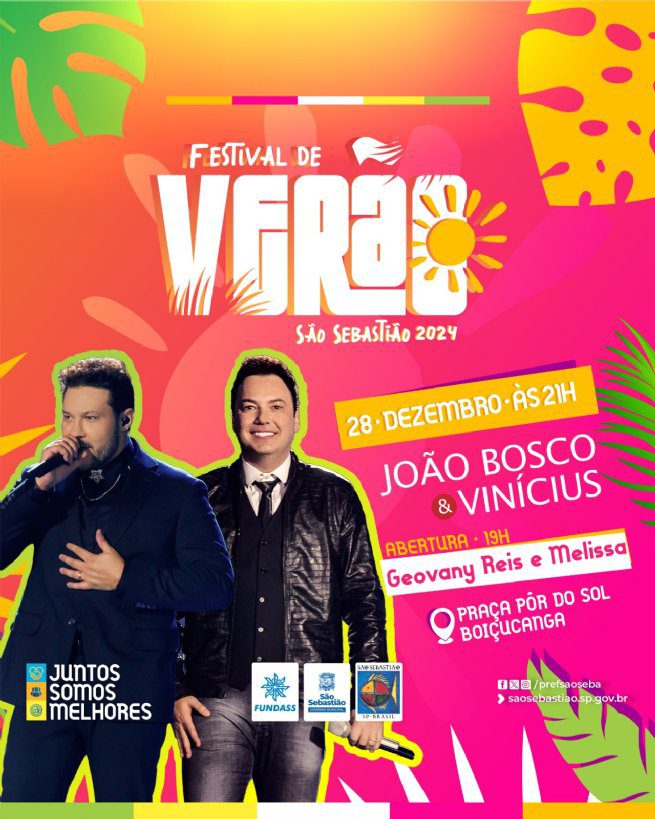 Maior Festival de Verão do Litoral Norte inicia nesta quinta-feira com mais de 140 shows e apresentações musicais