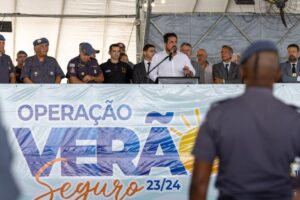A Operação Verão Seguro 2023/2024 foi lançada, oficialmente, nesta terça-feira (19) pelo governo do Estado em São Sebastião. Até o dia 23 de fevereiro serão 655 policiais militares distribuídos entre os quatro municípios do Litoral Norte.