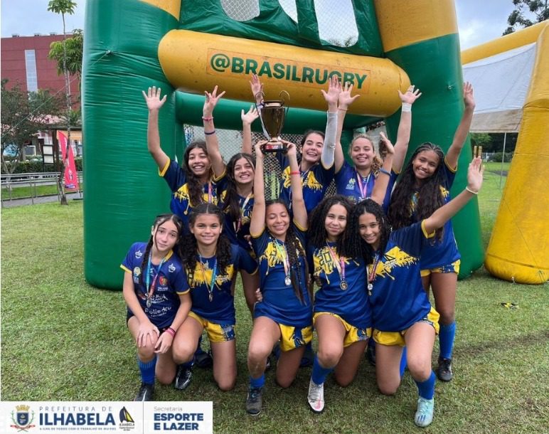 Equipe feminina de Rugby de Ilhabela conquistou o terceiro lugar na Copa São Paulo de Sevens Juvenil na semana passada. O campeonato foi realizado em Guarulhos e reuniu diversas cidades do estado.