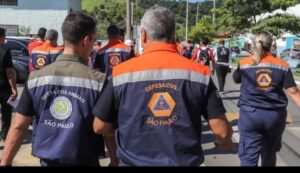 Defesa Civil alerta para fortes chuvas em curto tempo no Litoral Norte de SP