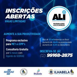 Sebrae prorroga inscrições para microempresas que desejam aumentar produtividade e faturamento