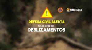 Ubatuba apresenta risco alto de deslizamento de massa