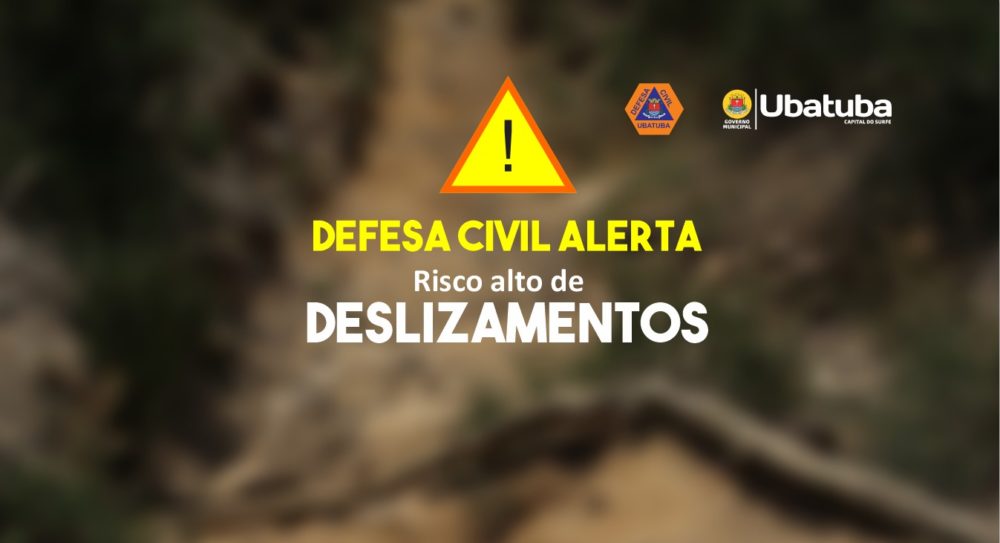 Na madrugada de quinta-feira, 25, o Centro Nacional de Monitoramento e Alerta de Desastres Naturais (Cemaden) atualizou o alerta para deslizamento de massa em Ubatuba.