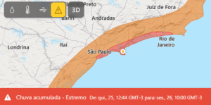 Tempestade causa estragos e deixa famílias desabrigadas no litoral de São Paulo – Sirene é acionada em São Sebastião