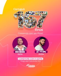 CARAGUATATUBA DEFINE PROGRAMAÇÃO DE ANIVERSÁRIO DE 167 ANOS