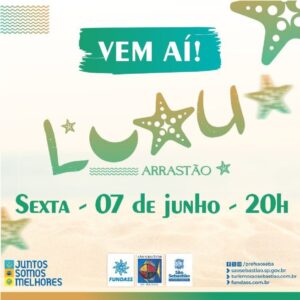 Luau promete animar a Praia do Arrastão nesta sexta-feira