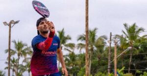 Descubra a performance imbatível da dupla Antomi Ramos e Luca Cramarossa na etapa de Ubatuba do Circuito Beach Tennis.