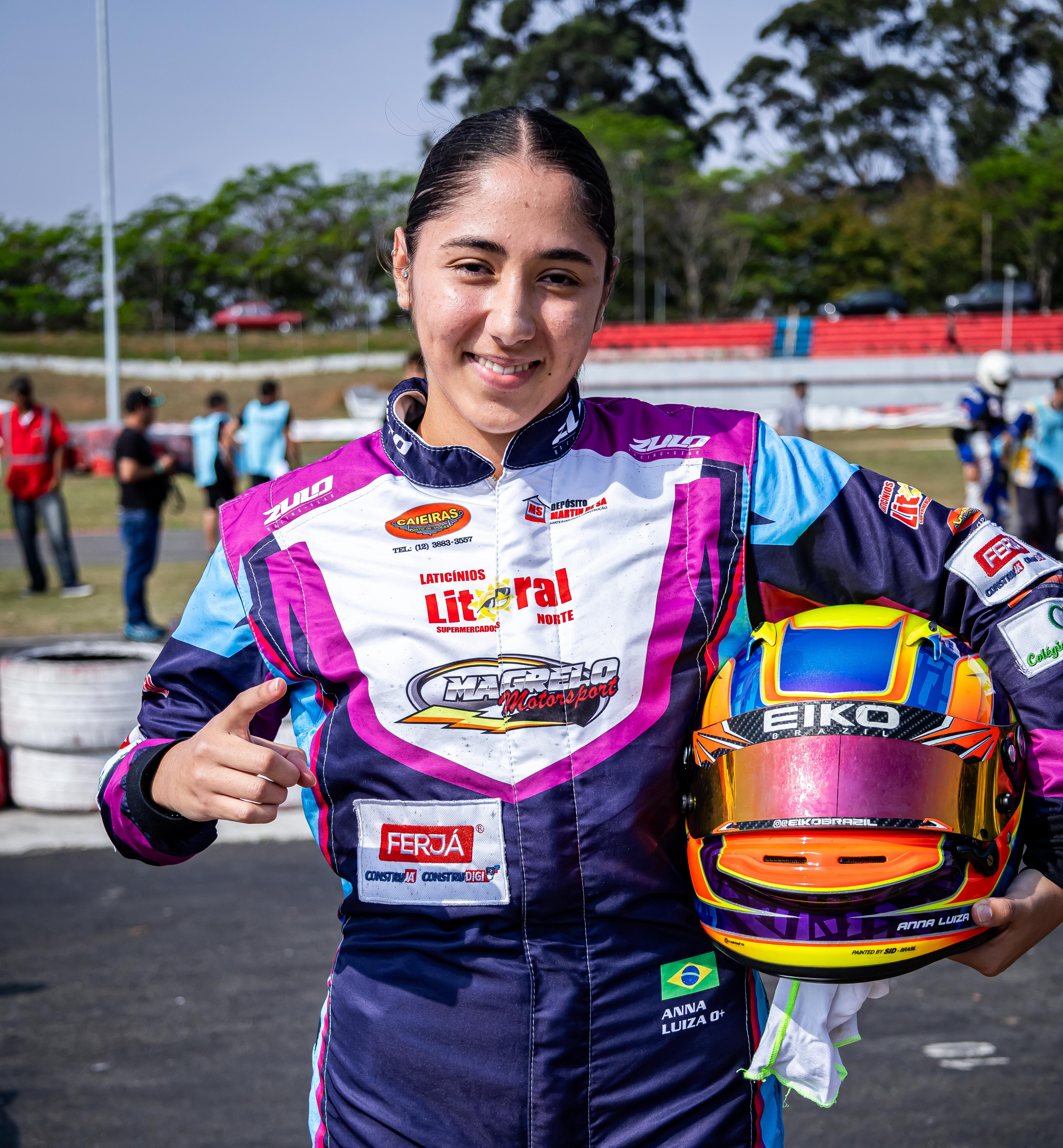 Com belas disputas Anna Luiza Pimpão de Caraguatatuba conquista pódio na Copa São Paulo Light de Kart