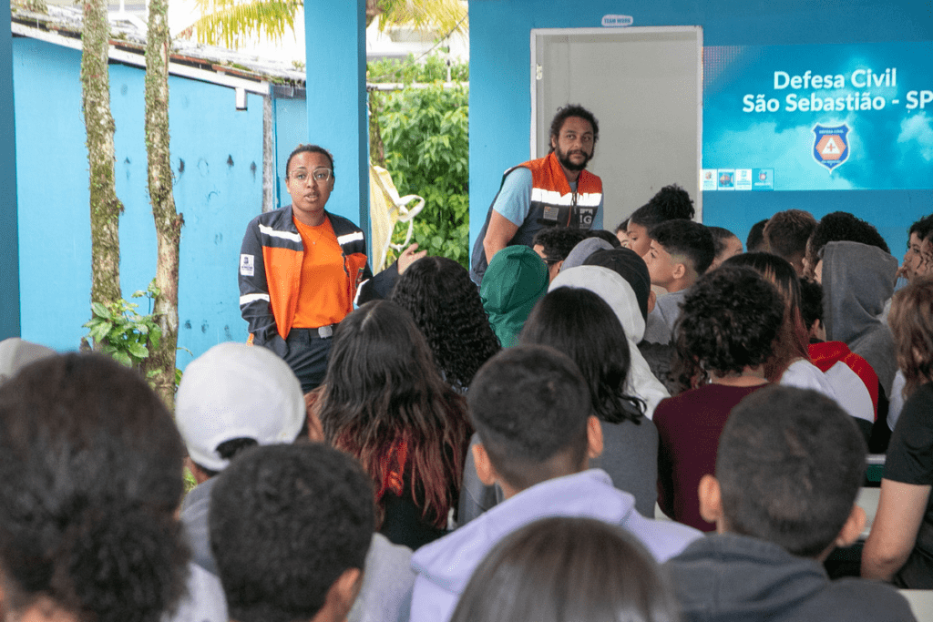 Alunos de São Sebastião participam da Olimpíada do Conhecimento em Defesa Civil