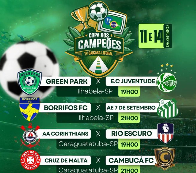Copa dos Campeões de Futebol do Litoral Norte Agita a Região