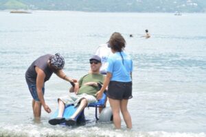 Janeiro Branco, Saúde Mental, Praia Acessível, Inclusão Social, Bem-estar, São Sebastião.