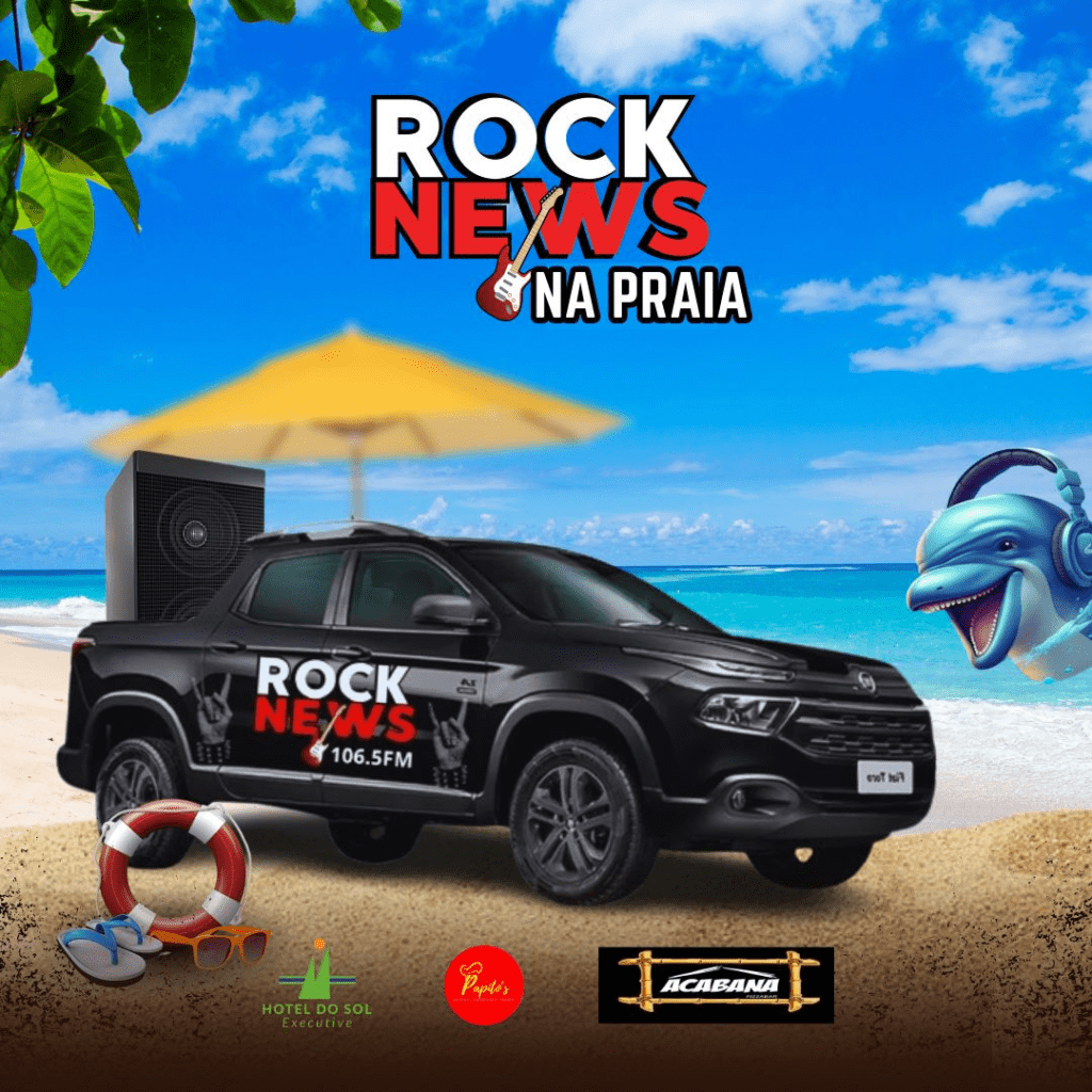 Rock News FM Apresenta "Rock News na Praia" no Litoral Norte