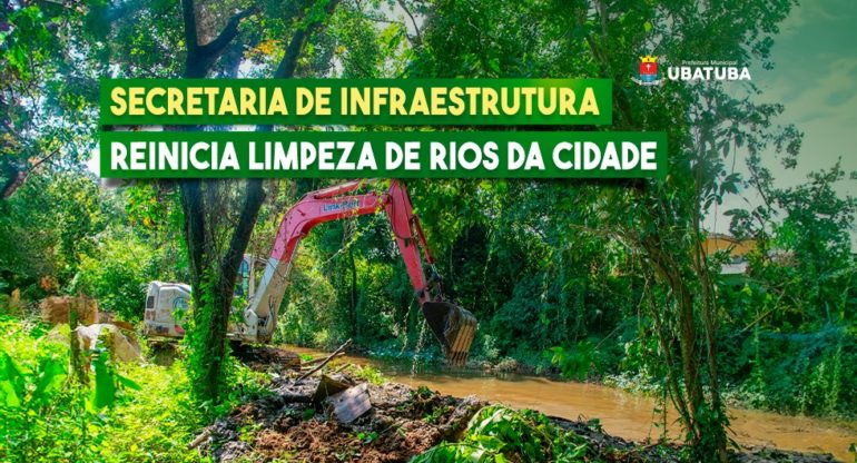 Ações de melhoria urbana e reaproveitamento de material: conheça a iniciativa da Prefeitura de Ubatuba para limpeza dos rios.