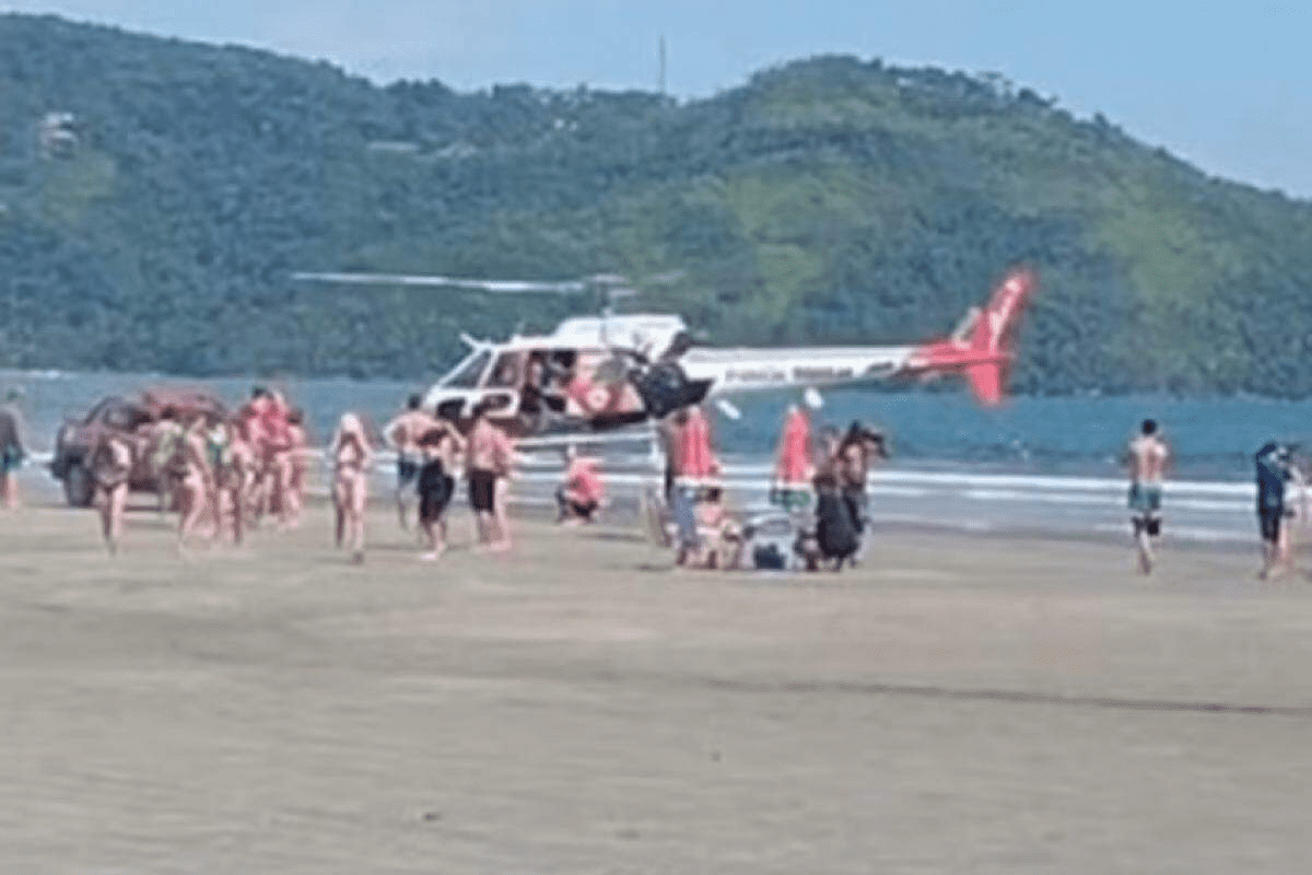 Menino de 12 Anos é Resgatado Após Acidente na Praia de Ubatumirim em Ubatuba