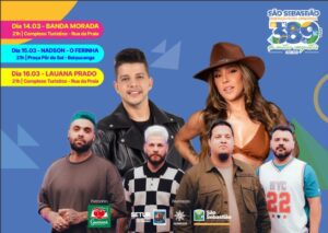 São Sebastião comemora 389 anos com shows e Festival Gastronômico Caiçara