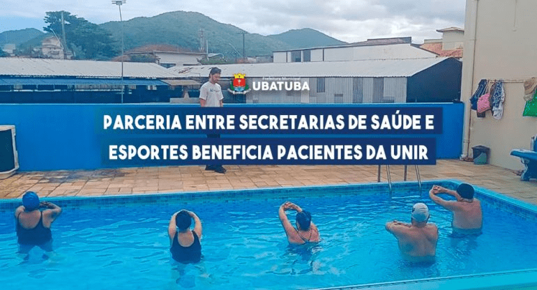 Fisioterapia aquática passa a ser oferecida para pacientes da UNIR em Ubatuba