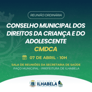 CMDCA de Ilhabela convoca população para reunião nesta segunda (7)