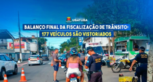 Ubatuba intensifica fiscalização de trânsito e reforça segurança nas vias