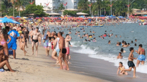 Feriado prolongado tem 65 casos de afogamento e uma morte no Litoral Norte