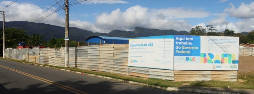 A Secretaria de Obras Públicas começou a construção da nova Unidade Básica de Saúde (UBS) do Porto Novo, em uma área localizada na Rua José Benedito dos Santos