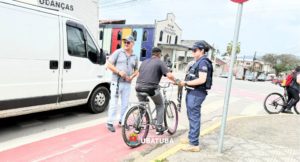Dia do ciclista: Ubatuba tem blitz educativa em comemoração à data
