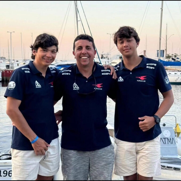 Dupla da Escola de Vela de Ilhabela disputa o Campeonato de Snipe em San Diego