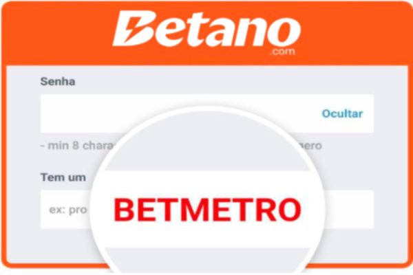O código de indicação Betano 2025 é o BETMETRO. Use o código promocional Betano no cadastro e tenha acesso a SuperOdds, Criar Aposta Turbinada, pagamento anteci